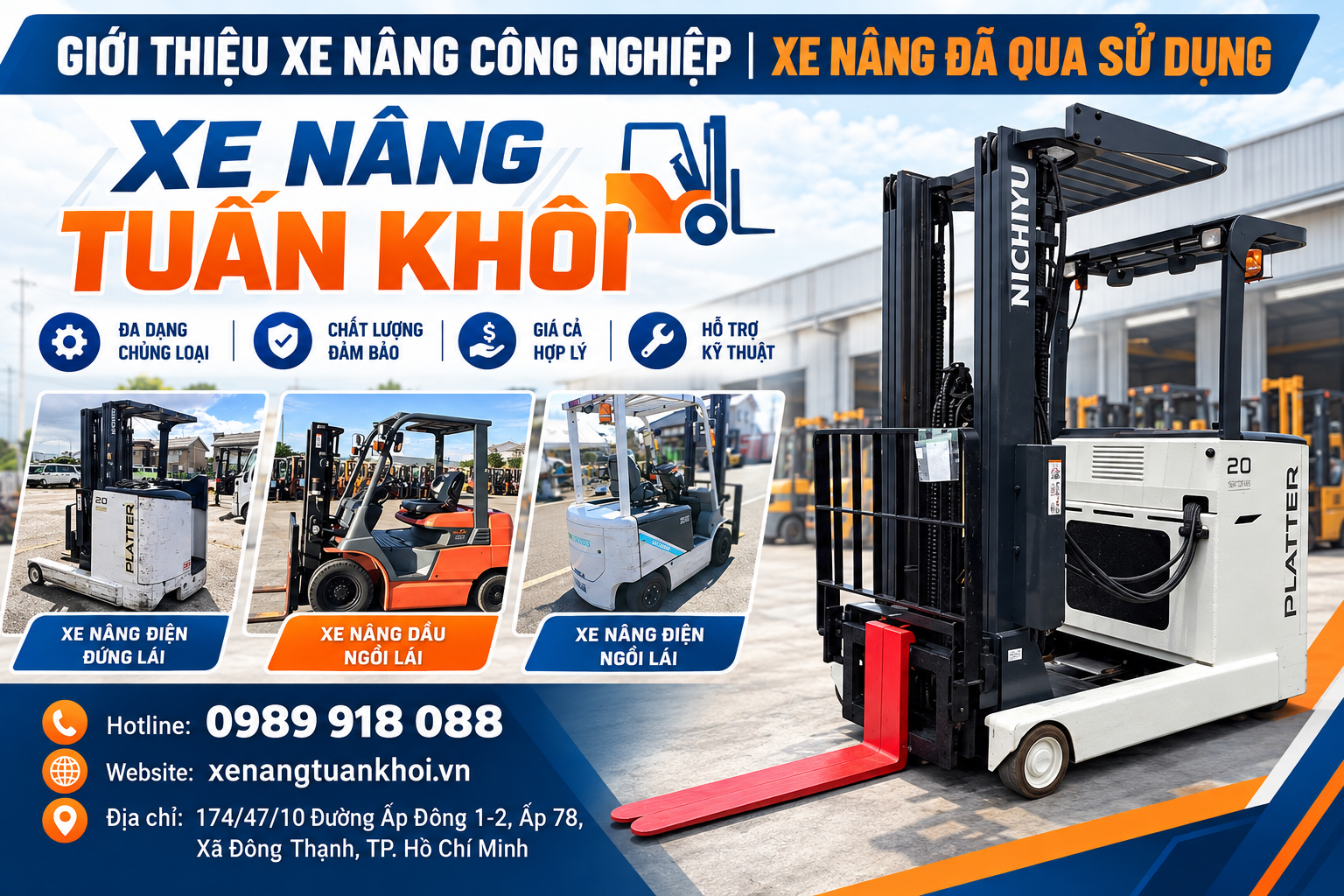 giới thiệu xe nâng công nghiệp